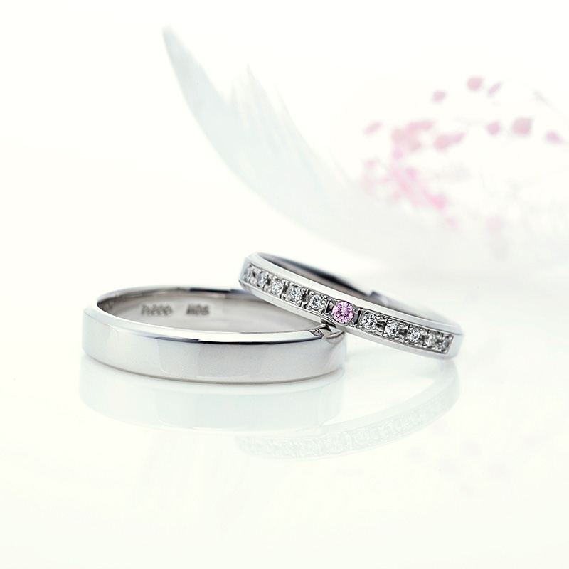 ピュルテ｜ミルクアンドストロベリー結婚指輪