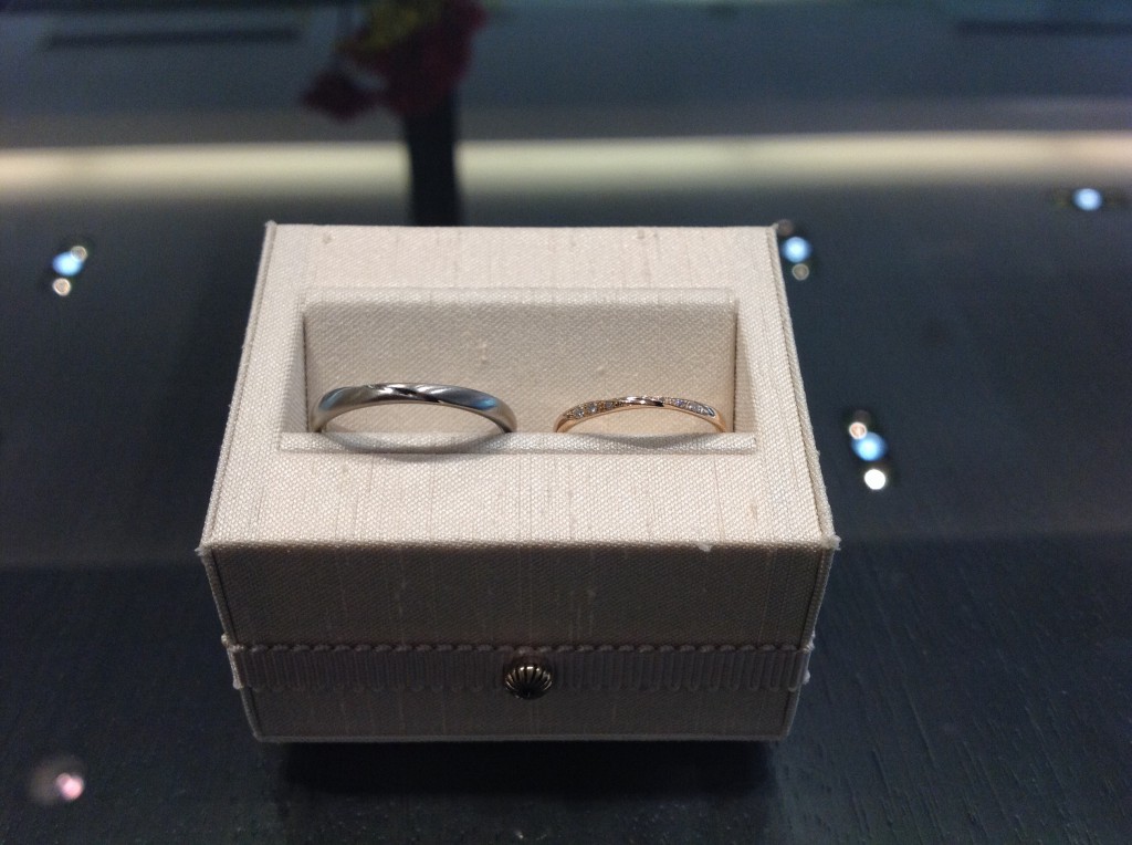 ラブボンドの結婚指輪をお作り頂きました。