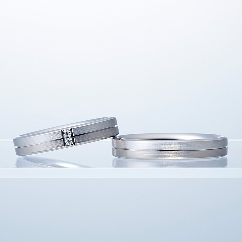 N.Y.NIWAKAの結婚指輪をお作り頂きました。