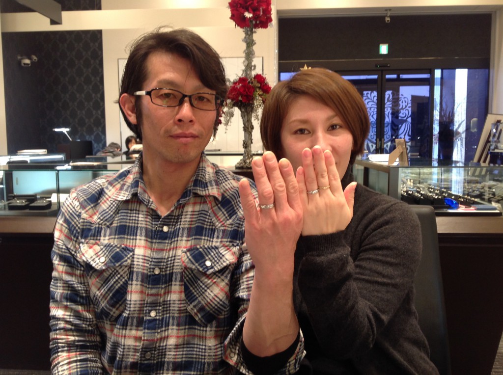 Makanaの結婚指輪をお求めいただきました。