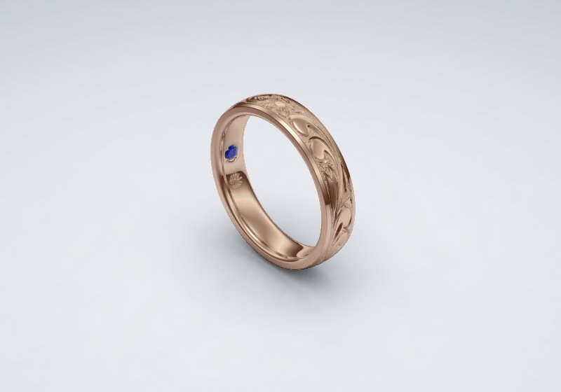 マカナの結婚指輪をお作り頂きました。
