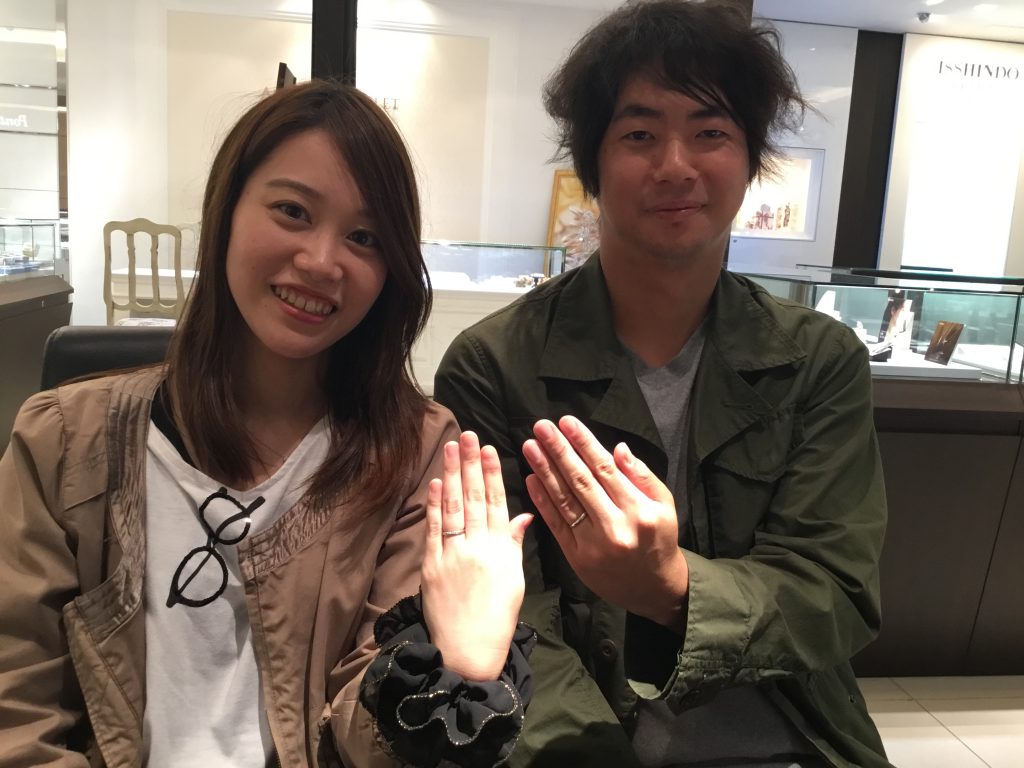 アフラックスのご結婚指輪をお作り頂きました 長野県 結婚指輪 婚約指輪 ダイヤモンドの一真堂 いっしんどう