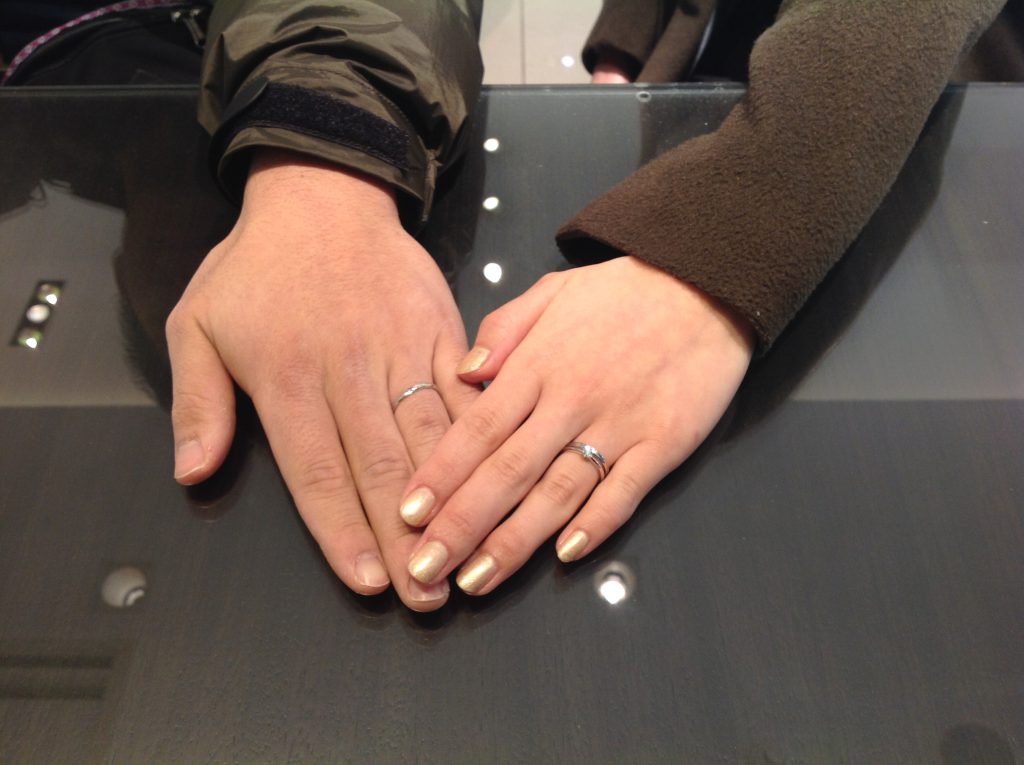 ロイヤルアッシャーのご結婚指輪をお作り頂きました!