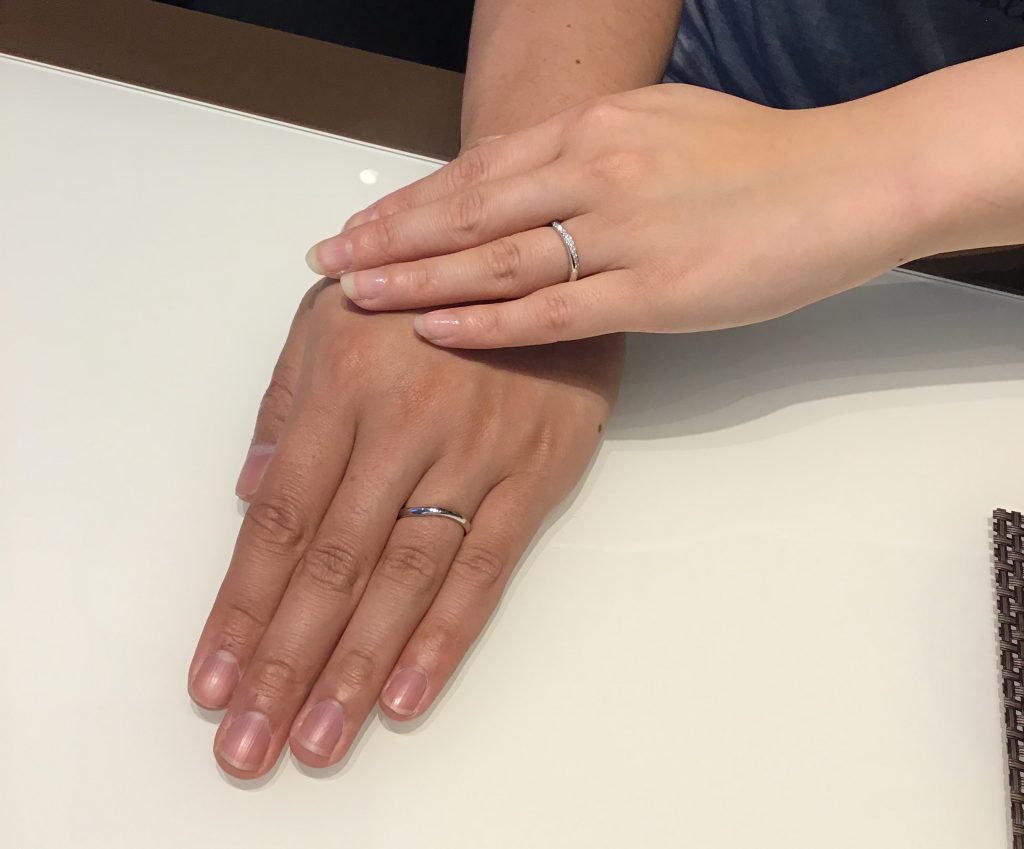 【飯田市】LUCIE のご結婚指輪をお作り頂きました！