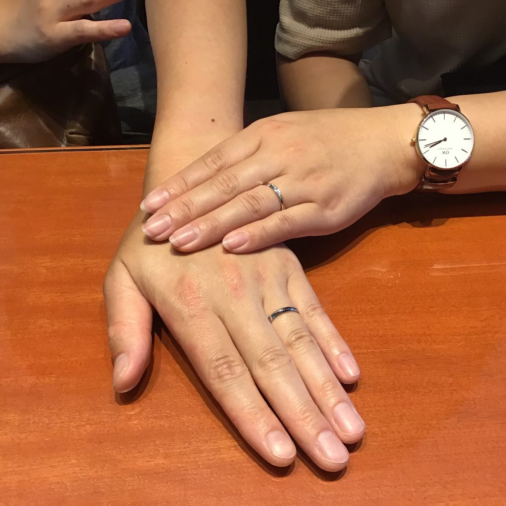 【飯田市】ロイヤルアッシャーのご結婚指輪をお作りいただきました！