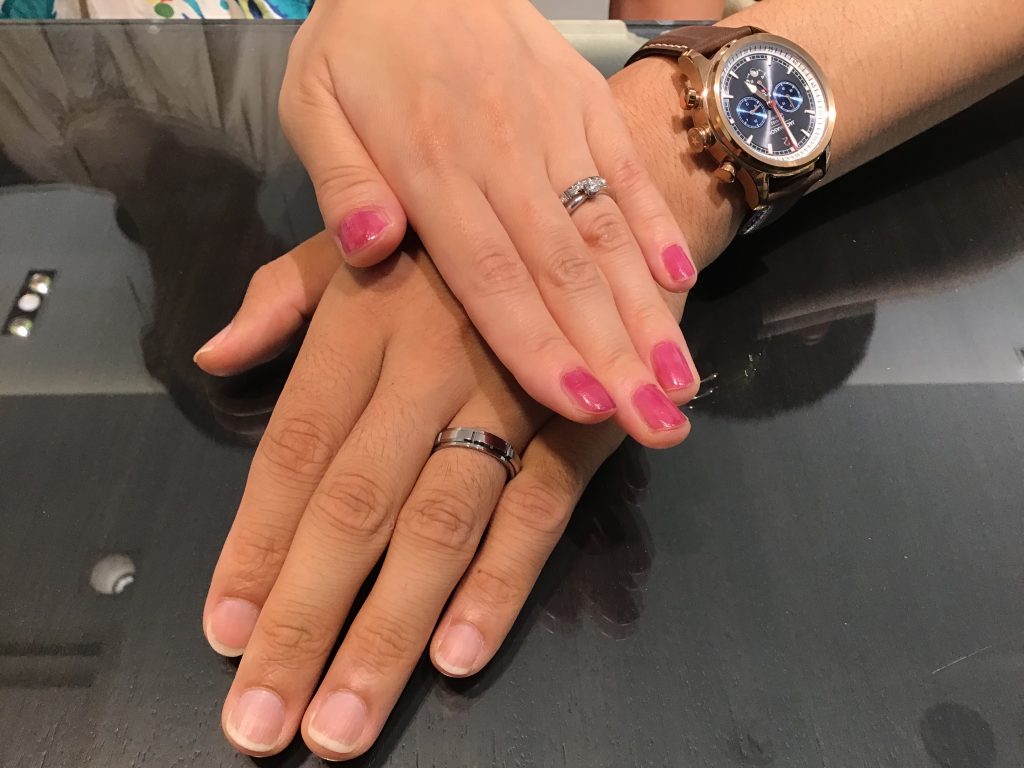 【上田市】N.YNIWAKAのご結婚指輪をお作り頂きました!
