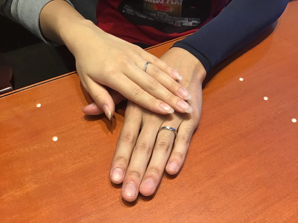 【飯田市】俄のご結婚指輪をお作り頂きました！