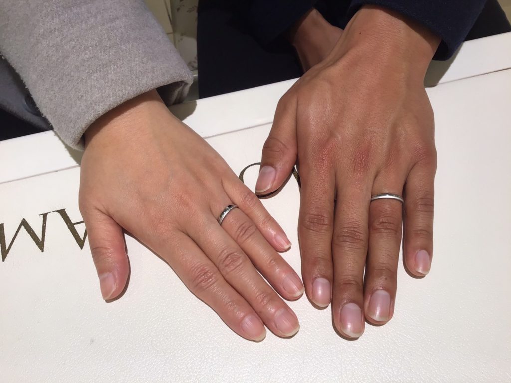 【山ノ内町】イージーエフのご結婚指輪をお作り頂きました！