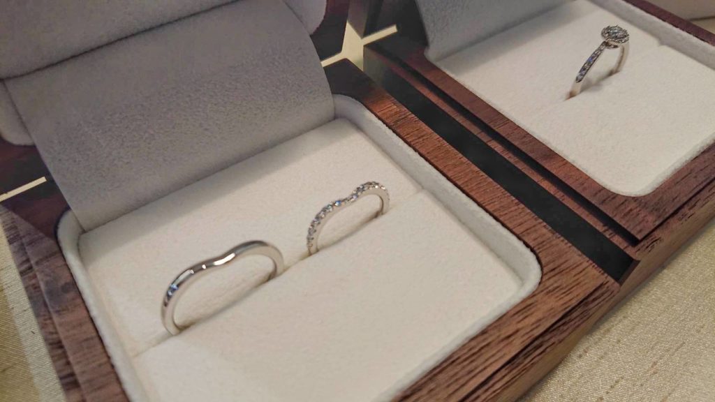 【長野市】ポンテヴェキオの婚約指輪、結婚指輪をお作り頂きました！
