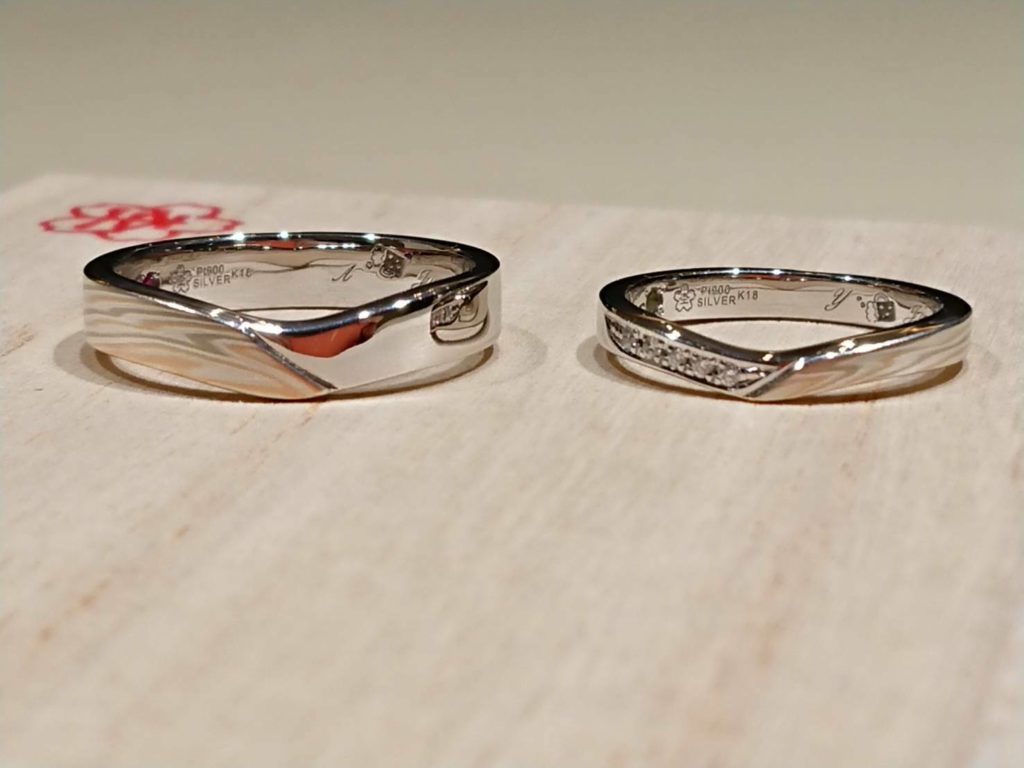 【長野市】杢目金屋の結婚指輪をお作り頂きました！