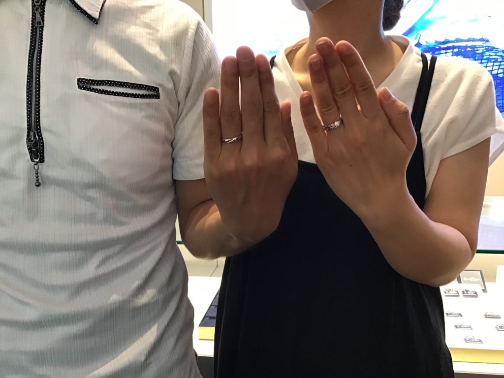 【飯田市】ロイヤルアッシャーの婚約指輪、ルシエの結婚指輪をお作り頂きました！