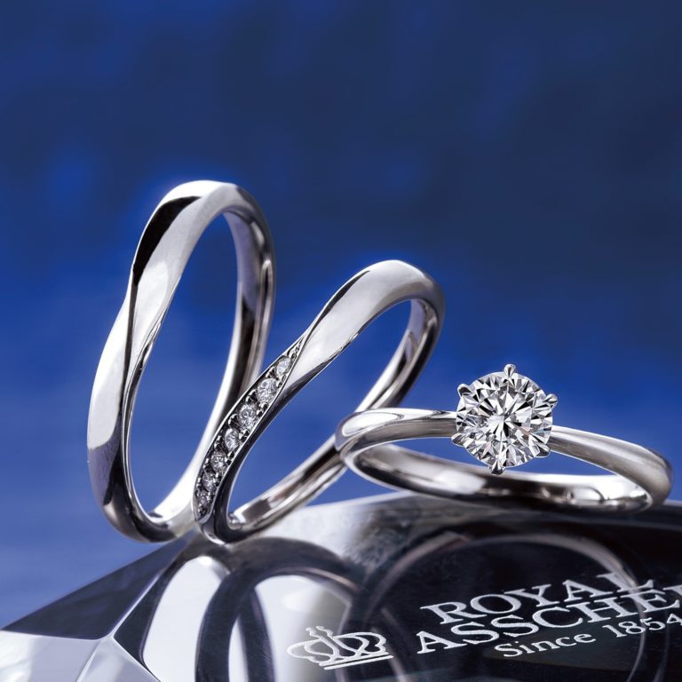 ERA251 WRA059 WRB069｜ロイヤルアッシャー婚約指輪・結婚指輪