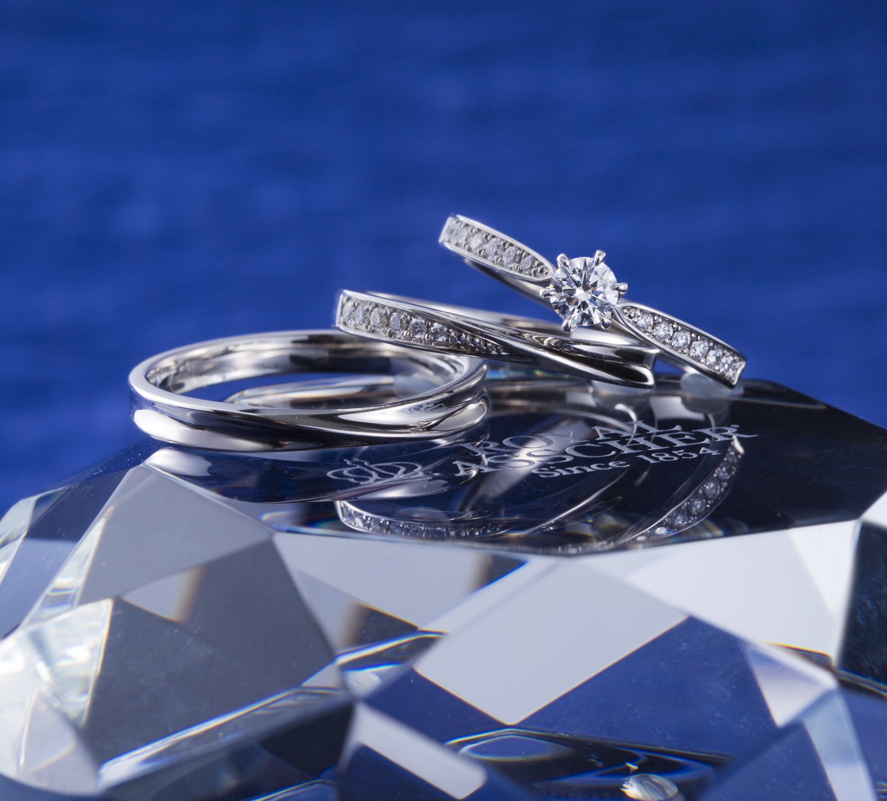 ERA806 WRA050 WRB060｜ロイヤルアッシャー婚約指輪・結婚指輪