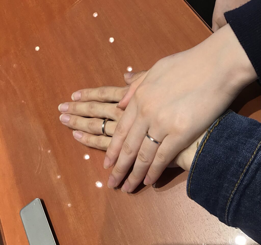 【飯田市】N Y俄のご結婚指輪をお作りいただきました！