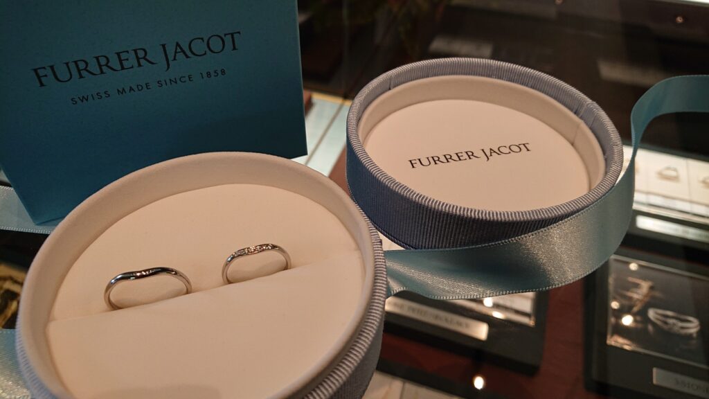 フラー・ジャコーの結婚指輪をお作りいただきました！