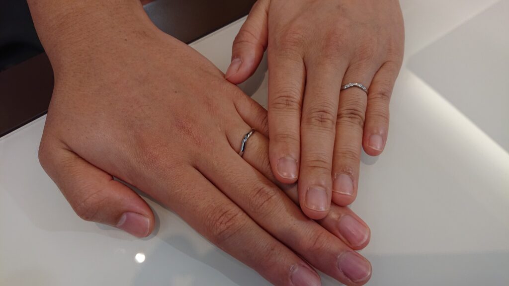 フラー・ジャコーの結婚指輪をお作りいただきました！