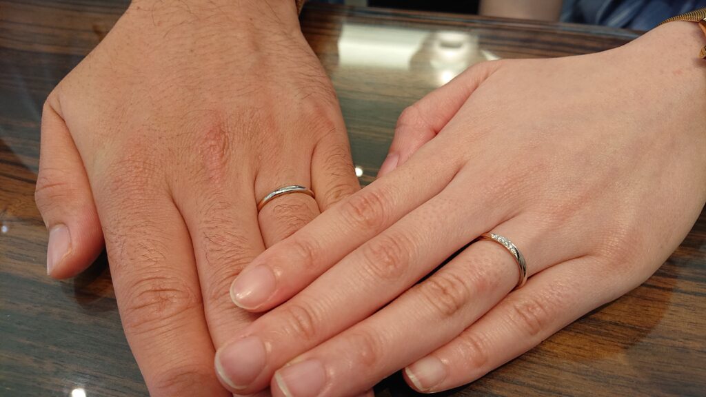 NIWAKAの結婚指輪をお作りいただきました！